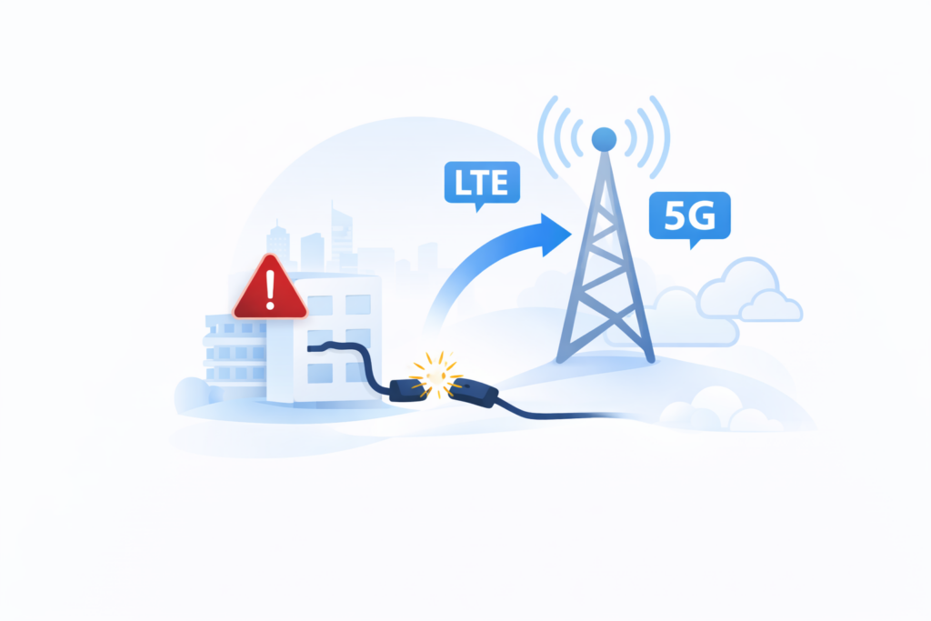 backup lte 5g aziendale